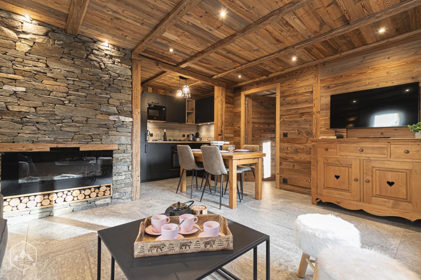 Chalet Les Cocales Residence Sejour Et Nuitees B&B - Appartement Pin Cembro Bessans Εξωτερικό φωτογραφία